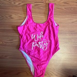 Custom Made Pink One Piece